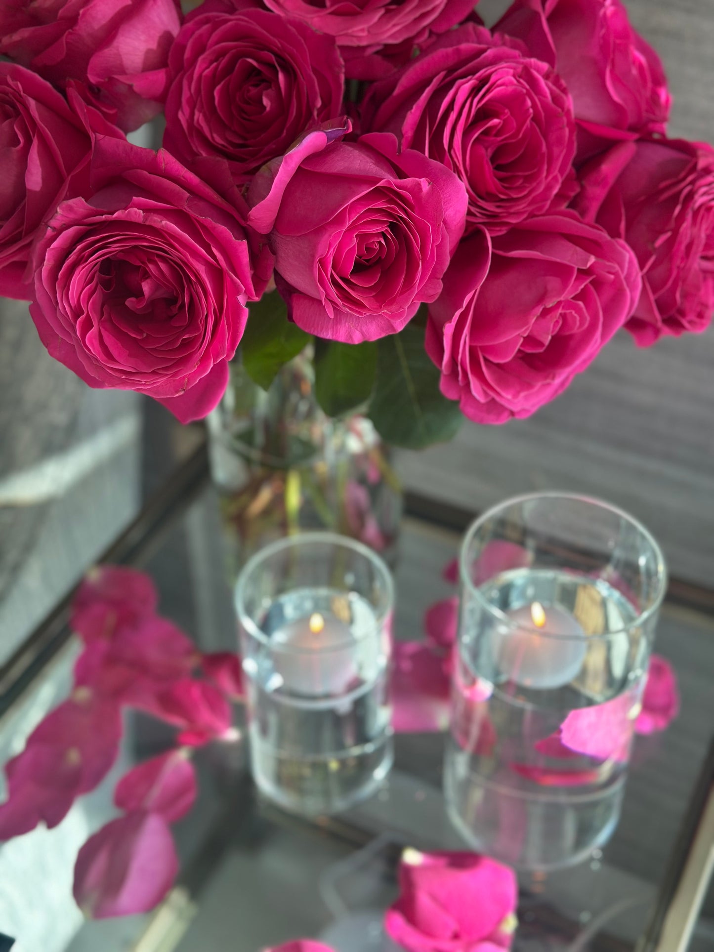 Halloway Hurricane Candle Holders & Vase set 