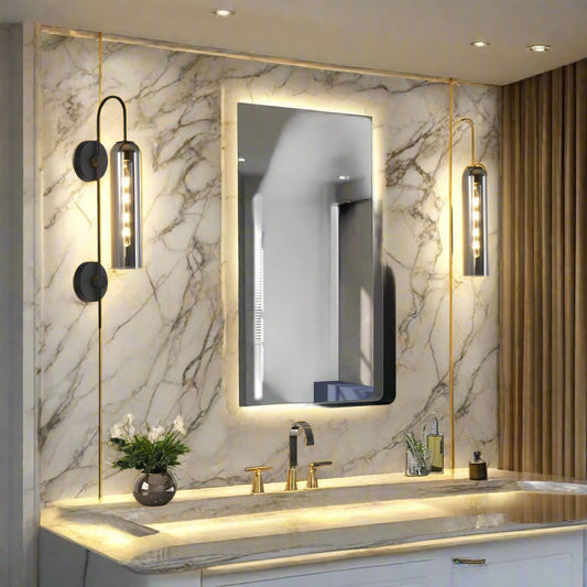 Modern Black Plug in Wall Sconce - CAPSULE HOME COLLECTION