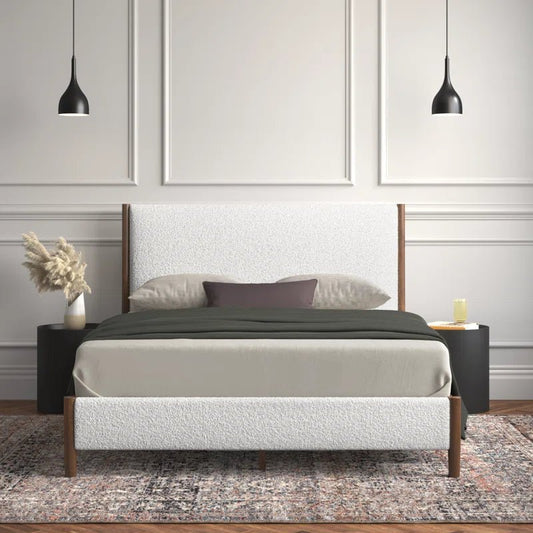 Upholstered Platform Bed - CAPSULE HOME COLLECTION