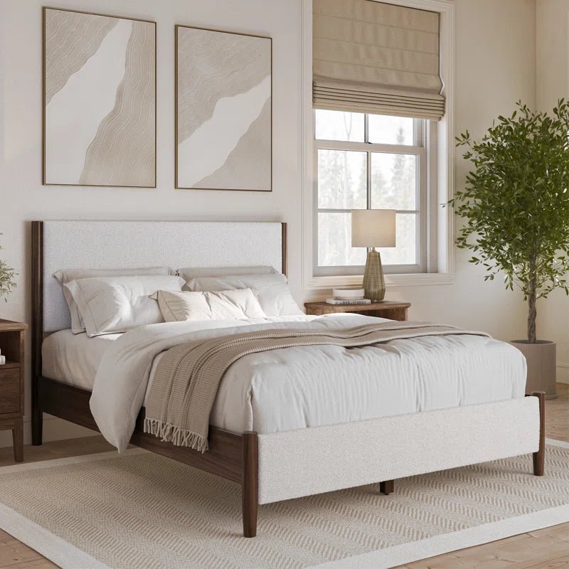 Upholstered Platform Bed - CAPSULE HOME COLLECTION